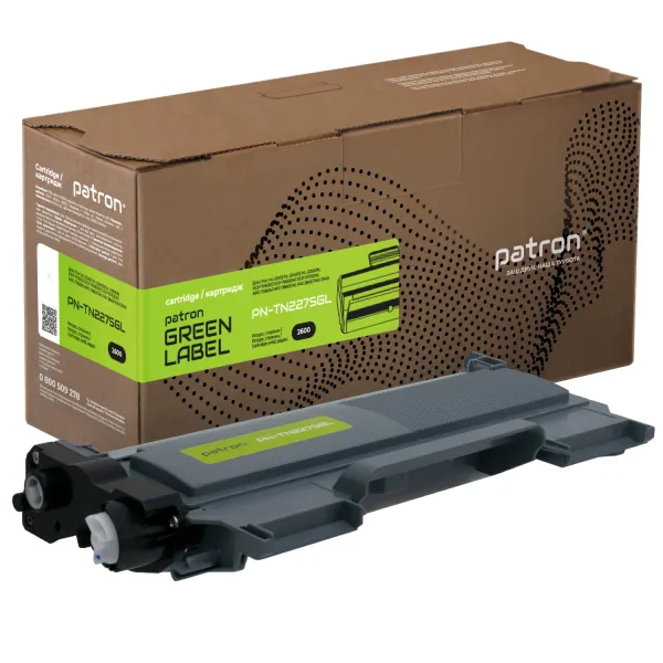 Тонер-картридж совместимый Brother TN-2275 Green Label Patron (PN-TN2275GL)