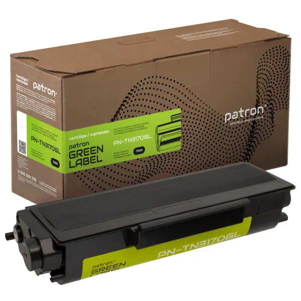 Тонер-картридж совместимый Brother TN-3170 Green Label Patron (PN-TN3170GL)
