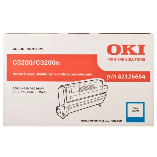 Драм-картридж C3200 голубой Oki (42126664) - Фото 2