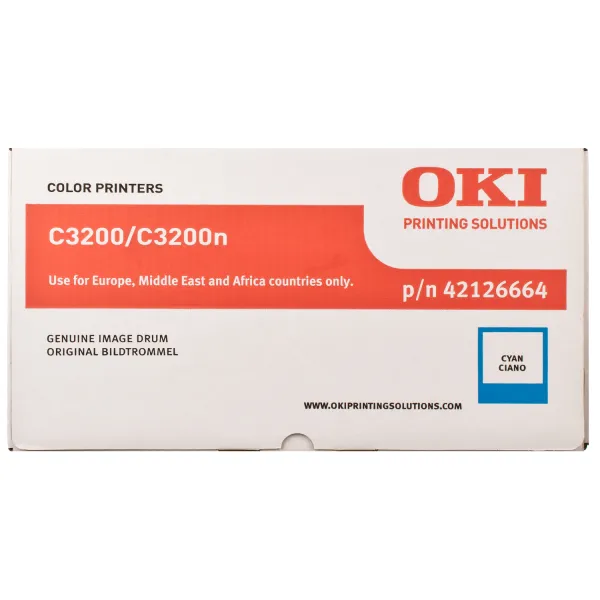 Драм-картридж C3200 голубой Oki (42126664) - Фото 4