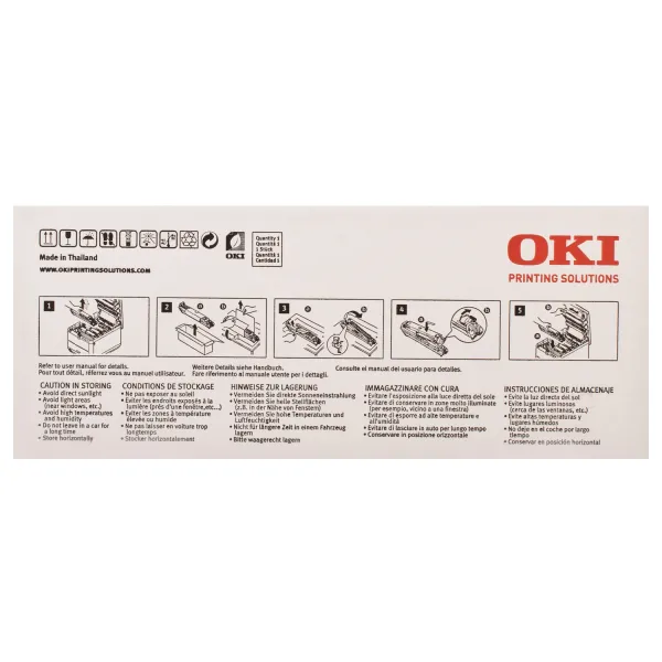 Драм-картридж C33_C34 голубой Oki (43460207) - Фото 4