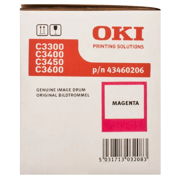 Драм-картридж C33_C34 пурпуровий Oki (43460206) - Фото 5