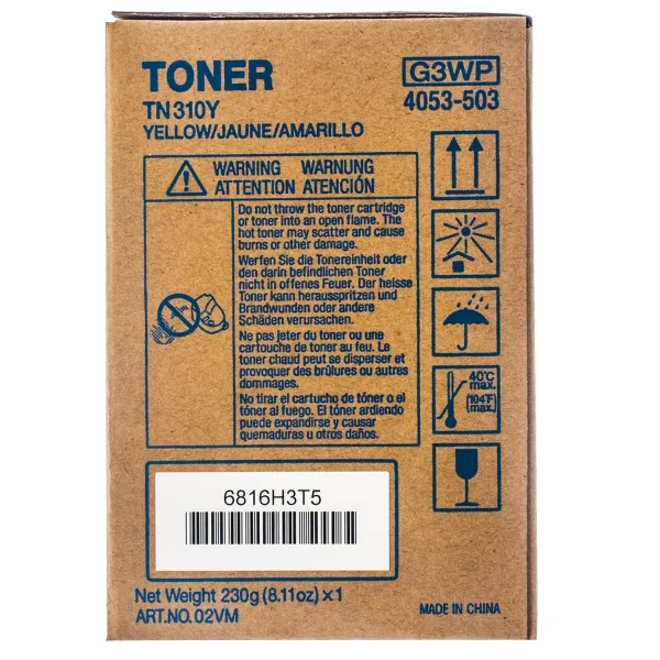 Тонер-картридж TN-310Y желтый Konica Minolta (4053503) - Фото 2