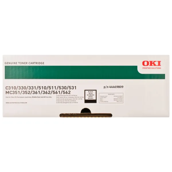 Тонер-картридж C310/510 чорний Oki (44469809/44469803) - Фото 3