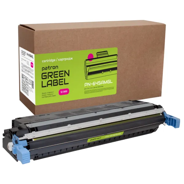 Картридж совместимый HP 645A (C9733A) пурпурный Green Label Patron (PN-645AMGL)