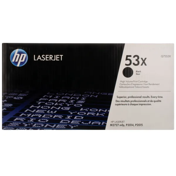 Картридж 53X черный HP (Q7553X) - Фото 2