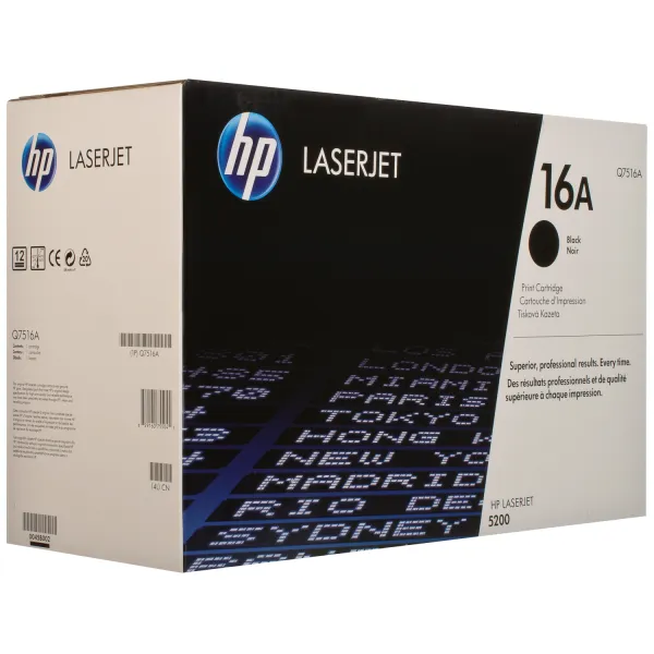 Картридж 16A черный HP (Q7516A) - Фото 4
