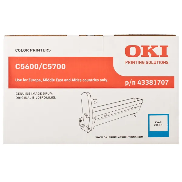 Драм-картридж C56_57 блакитний Oki (43381707) - Фото 2