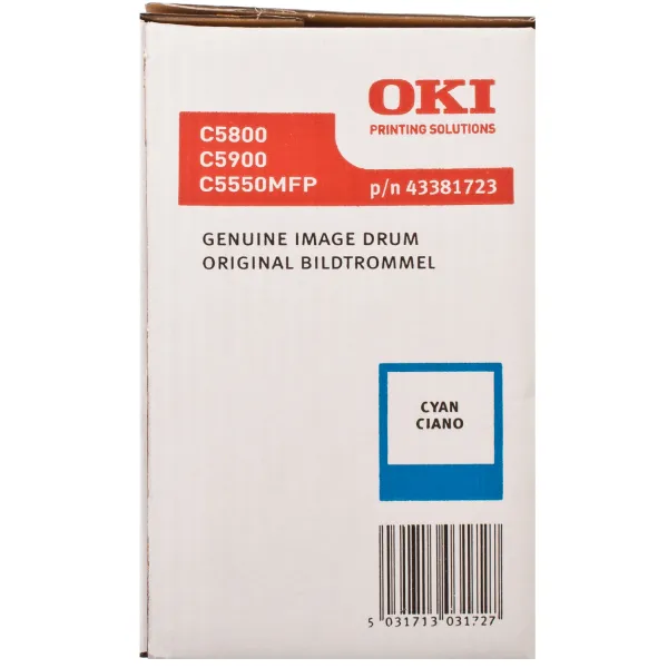 Драм-картридж C58_59 блакитний Oki (43381723) - Фото 3