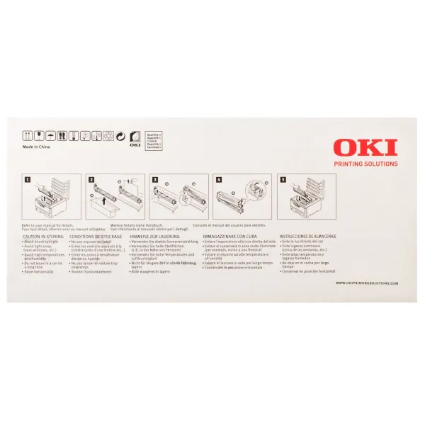 Драм-картридж C8600 пурпурный Oki (43449014) - Фото 3