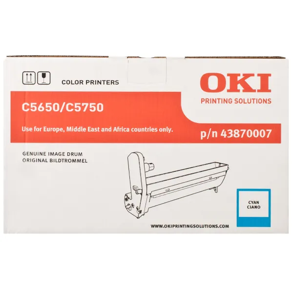 Драм-картридж C5650_5750 голубой Oki (43870007) - Фото 5