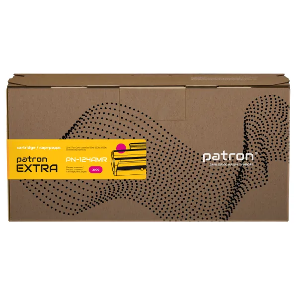 Картридж совместимый HP 124A (Q6003A) пурпурный Extra Patron (PN-124AMR) - Фото 6