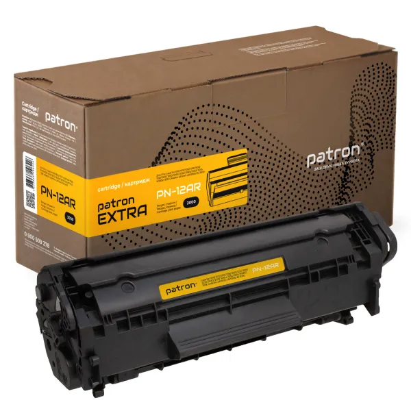 Картридж сумісний HP 12A (Q2612A) Extra Patron (PN-12AR)