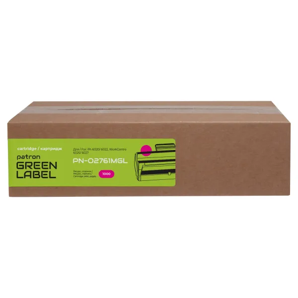 Тонер-картридж сумісний XER 106R02761 Green Label, пурпуровий Patron (PN-02761MGL) - Фото 4