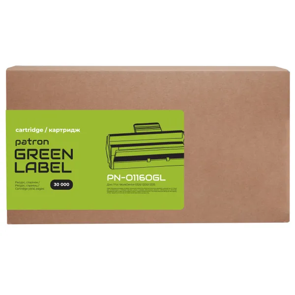 Тонер-картридж сумісний XER 006R01160 Green Label Patron (PN-01160GL) - Фото 2