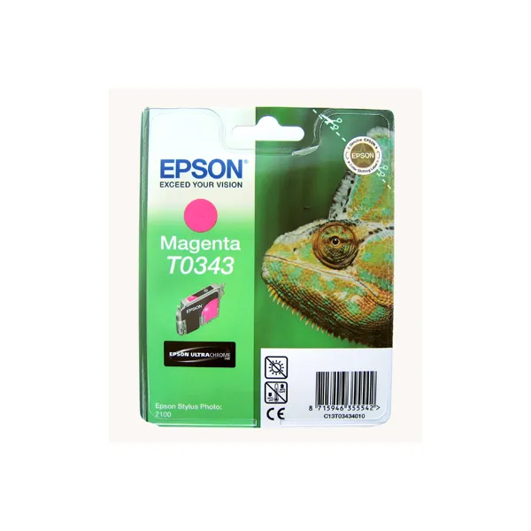 Картридж T034340 пурпурный Epson