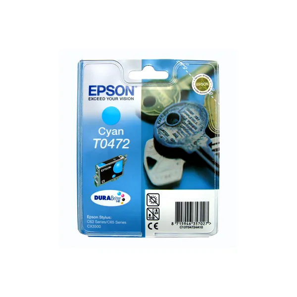 Картридж T04724A голубой Epson