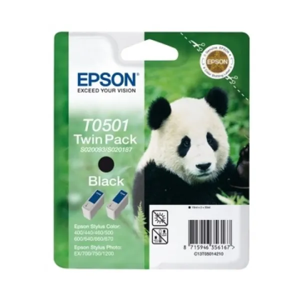Картридж T050142 черный Epson (2xS020093_187)