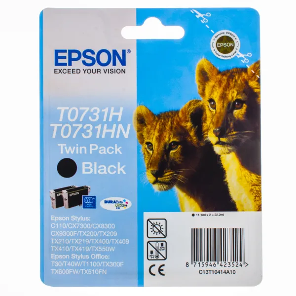 Картридж T07214А/T10414A черный Epson (C13T10414A10)