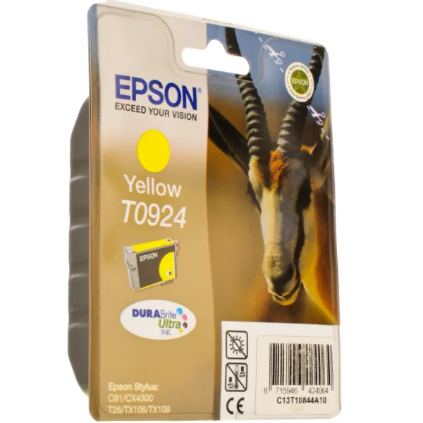 Картридж T09244A/T10844A желтый Epson (C13T10844A10)