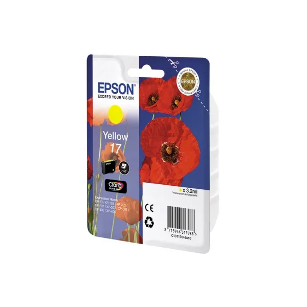 Картридж №17 желтый Epson (C13T17044A10)