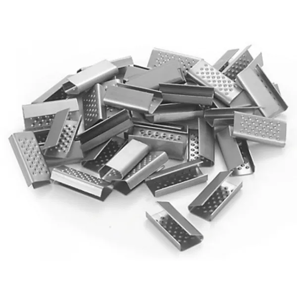 Скоба металическая ленты PP, 10мм, упаковка 5000шт. - Фото 2