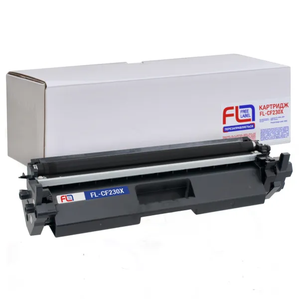 Тонер-картридж совместимый HP 30X (CF230X) Free Label (FL-CF230X)