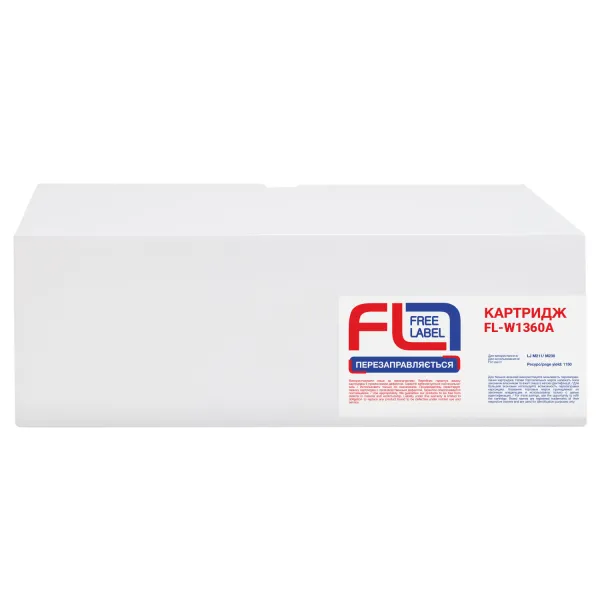Картридж совместимый HP 136A (W1360A) Free Label (FL-W1360A) - Фото 2
