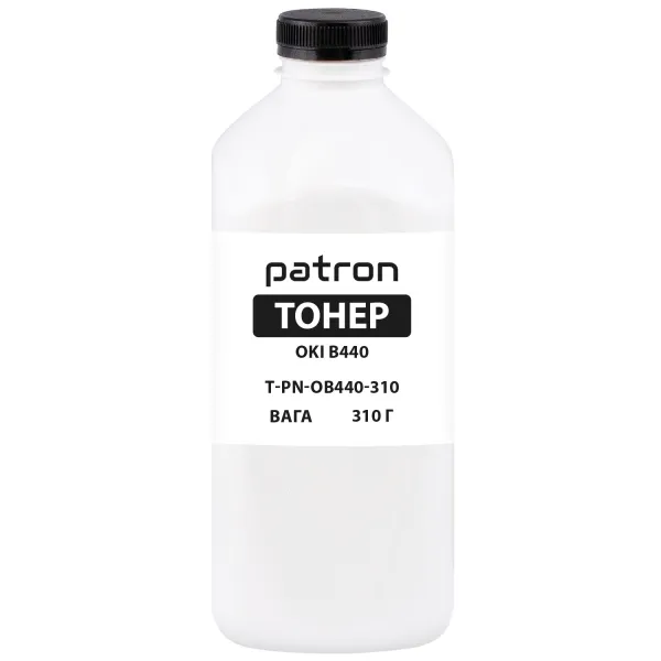 Тонер Oki B440 флакон, 310 г Patron (PN-OB440-310)