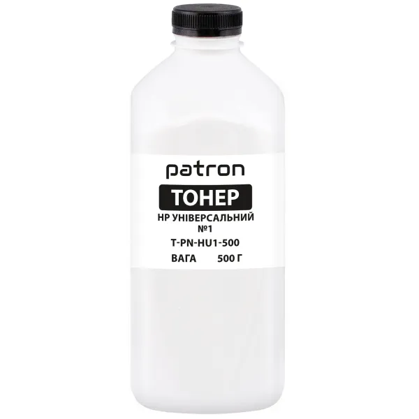Тонер HP универсальный №1 флакон, 500 г Patron (PN-HU1-500)
