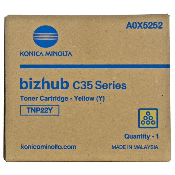 Тонер-картридж TNP-22Y жовтий Konica Minolta (A0X5252) - Фото 4