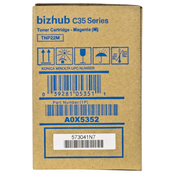 Тонер-картридж TNP-22M пурпуровий Konica Minolta (A0X5352) - Фото 3