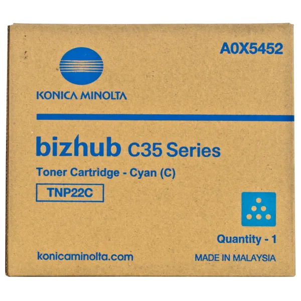 Тонер-картридж TNP-22C блакитний Konica Minolta (A0X5452) - Фото 5