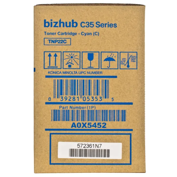 Тонер-картридж TNP-22C блакитний Konica Minolta (A0X5452) - Фото 3