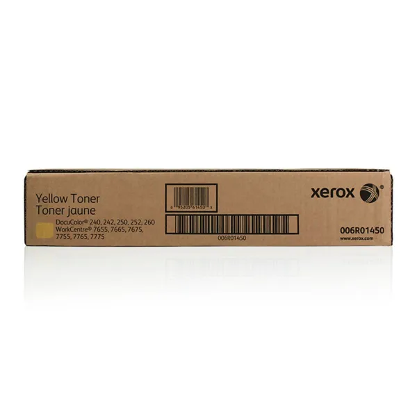Тонер-картридж DC240/250 2 тубы, желтый Xerox (006R01450)