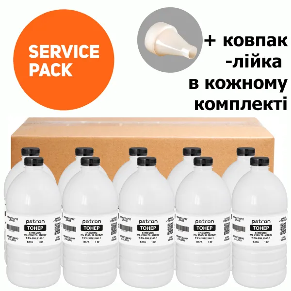 Тонер Samsung ML-2160/SL-M2020 Service Pack, флакон 10x1 кг Patron (PN-SML2160-10SP)