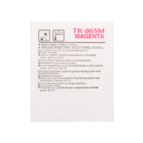 Тонер-картридж TK-865 пурпуровий Kyocera Mita (1T02JZBEU0) - Фото 6