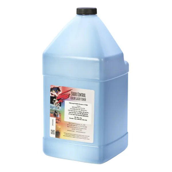 Тонер HP универсальный MPTCOL флакон, 1 кг, голубой SCC (MPTCOL-1KG-COS/MPTCOL-1KG-CR)