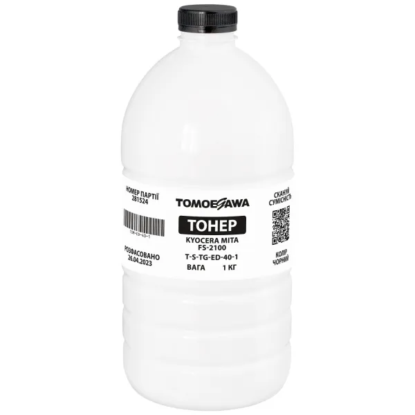 Тонер Kyocera Mita FS-2100 флакон, 1 кг Tomoegawa (TSM-ED-40-1)