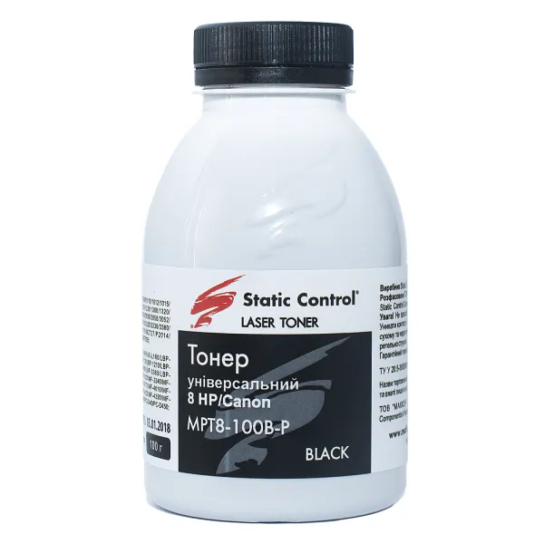 Тонер HP универсальный MPT8 флакон, 100 г SCC (MPT8-100B-P)