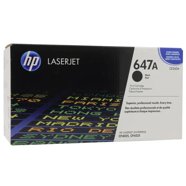 Картридж 647A черный HP (CE260A) - Фото 2