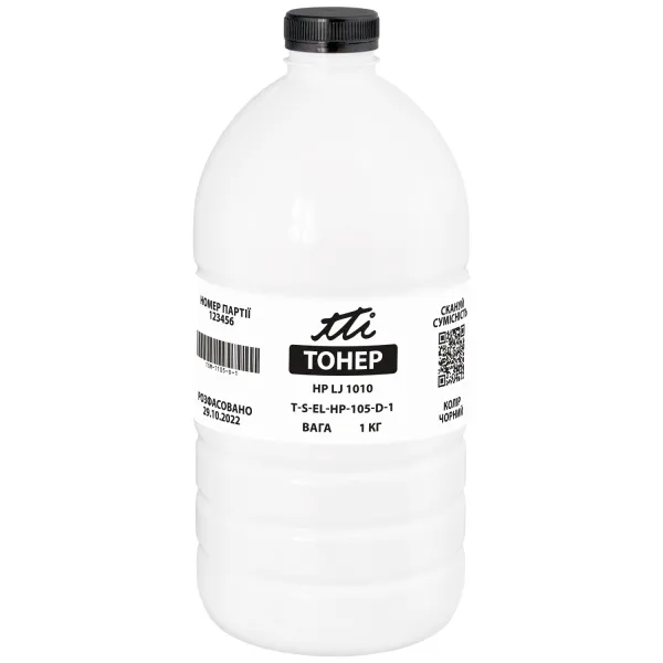 Тонер HP LJ 1010 флакон, 1 кг TTI (TSM-T105-D-1)