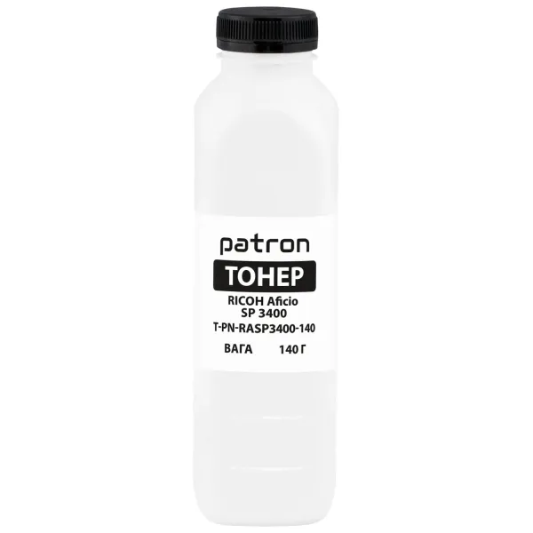 Тонер Ricoh Aficio SP 3400 флакон, 140 г Patron (PN-RASP3400-140)
