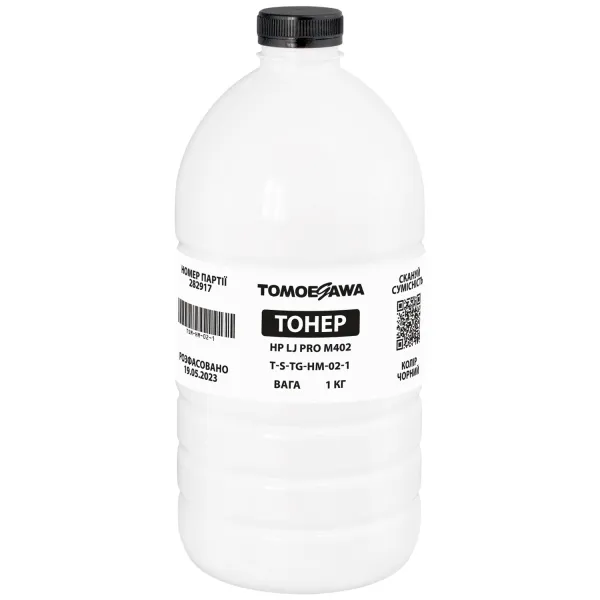 Тонер HP LJ Pro M402 флакон, 1 кг Tomoegawa (TSM-HM-02-1)