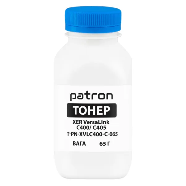 Тонер XER VersaLink C400/C405 флакон, 65 г, голубой Patron (PN-XVLC400-C-065)