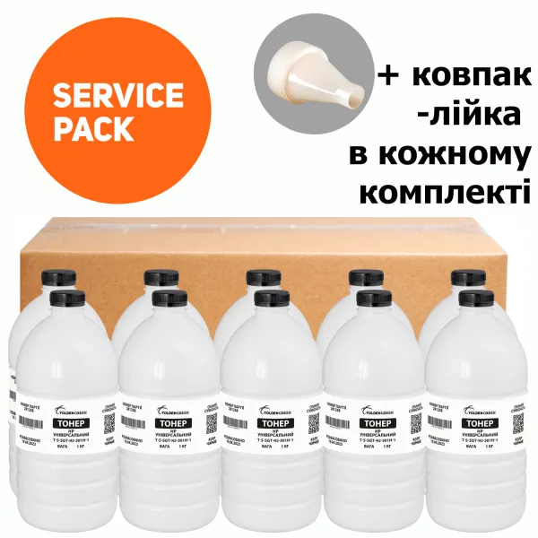 Тонер HP универсальный Service Pack,  флакон 10x1 кг GoldenGreen (TSM-HJ-301H-10SP)