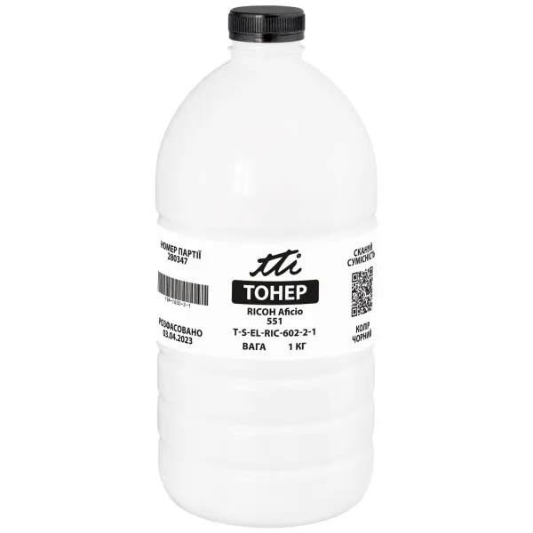 Тонер Ricoh Aficio 551 флакон, 1 кг TTI (TSM-T602-2-1)