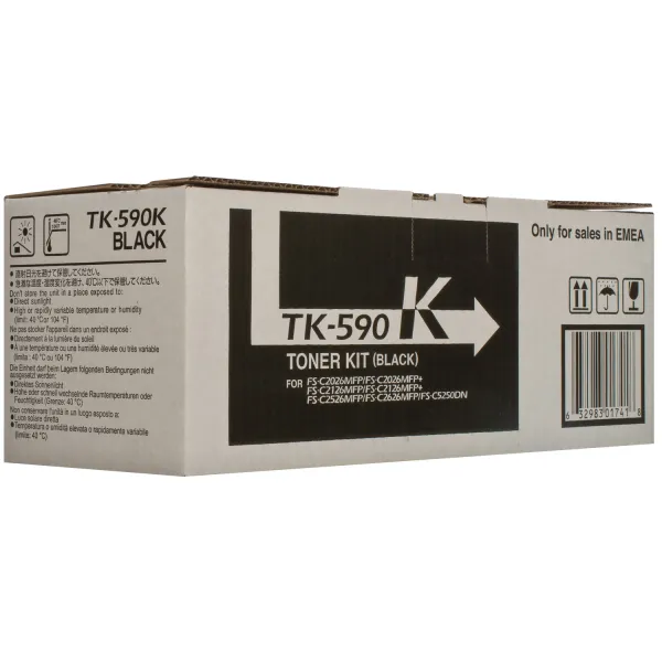 Тонер-картридж TK-590K черный Kyocera Mita (1T02KV0NL0) - Фото 5