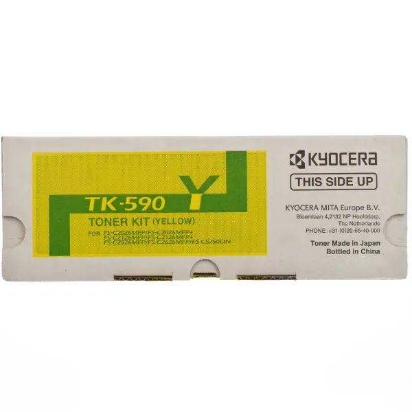 Тонер-картридж TK-590Y желтый Kyocera Mita (1T02KVANL0) - Фото 2