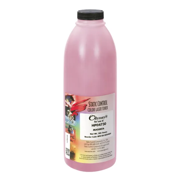 Тонер HP CLJ 4730 флакон, 285 г, пурпурный SCC (HP4730-285B-MOS)